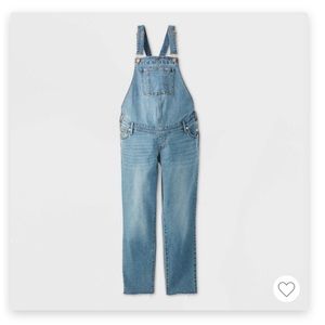 Ingrid and Isabel maternity denim overalls